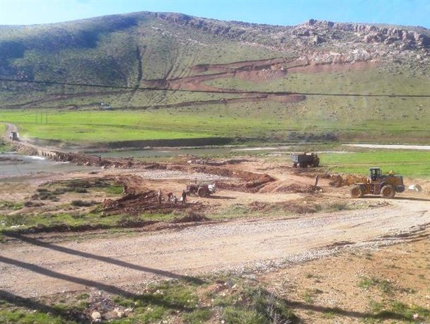 جاده و پل مراد آباد دیناران بازگشایی شد