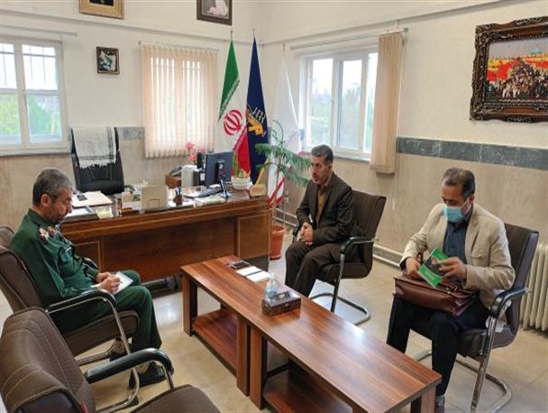 دیدار معاون هماهنگ کننده سپاه بیت المقدس کردستان با مسئول سازمان اردویی بسیج
