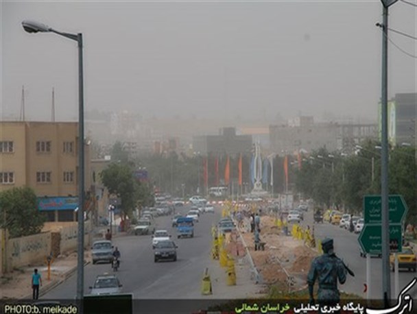 گرد و غبار تا فردا مهمان خراسان شمالی است