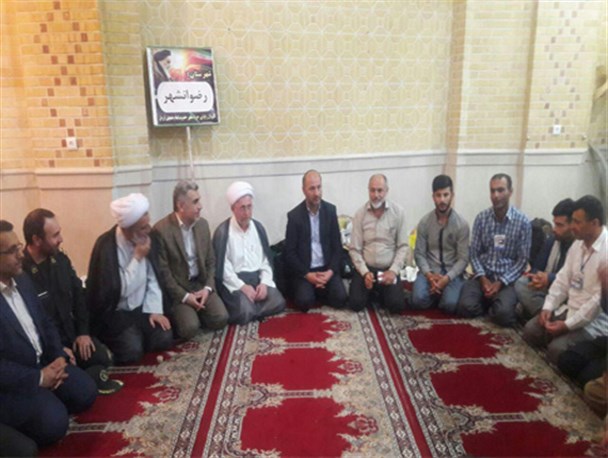 مسئولین رضوانشهر با کاروان ارتحال امام(ره) دیدار نمودند+تصاویر