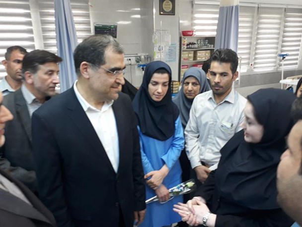 سفر وزیر بهداشت، درمان و آموزش پزشکی به استان مرکزی+تصاویر