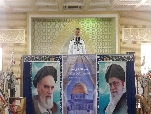 قول میدهیم کسی که در دریا آتش ایجاد کند درگیر چنان آتشی شود که تنها راهش فرار از منطقه باشد/برگزاری هر راهپیمایی روز قدس مارا یک سال به پایان رژیم اشغالگر قدس نزدیک می کند