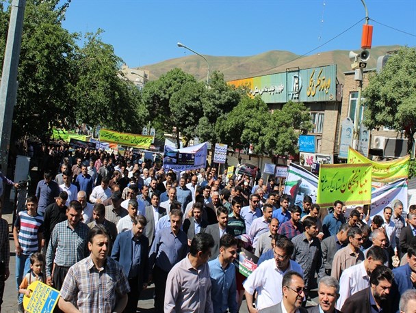 راهپیمایی روز قدس در شهرهای مختلف کردستان