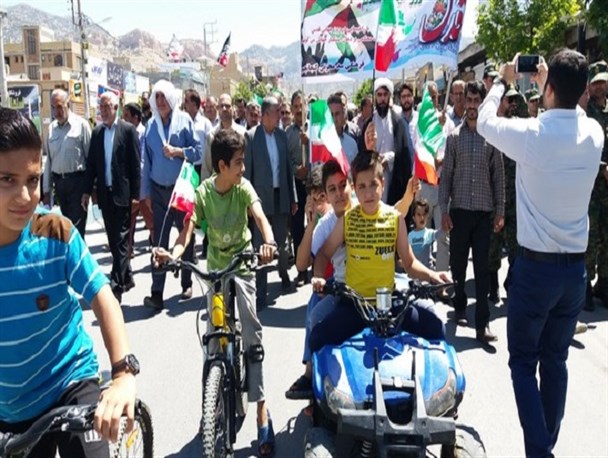 آزمون وفاداری نسل پنجمی ها به آرمان فلسطین در ایلام