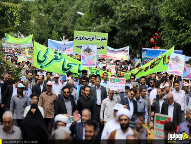 راهپیمایی روز قدس در ارومیه + تصاویر