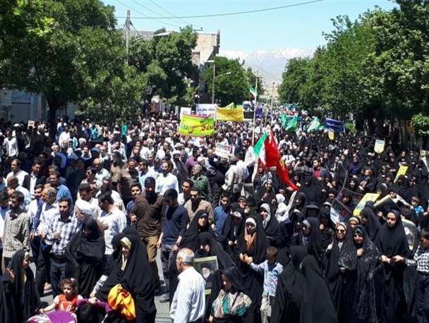 حضور هزاران لرستانی در راهپیمایی روز قدس/شکوه همبستگی در دیار زاگرس