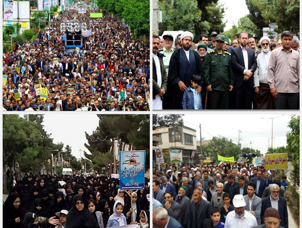حضور باشکوه مردم لرستان در راهپیمایی روز جهانی قدس به روایت تصویر: