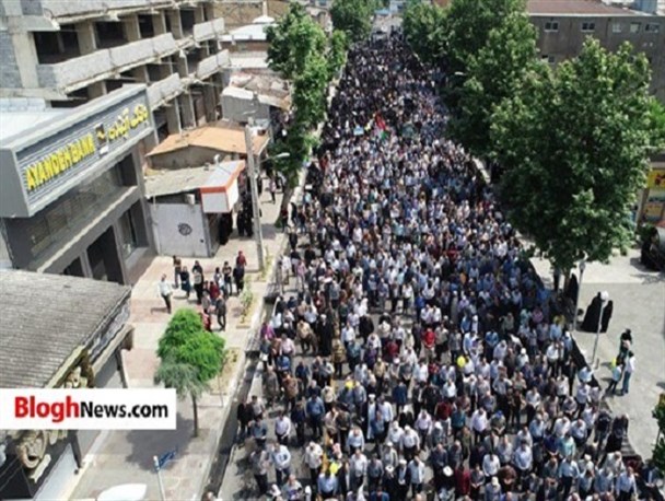 خلق حماسه دیگر در روز قدس توسط مردم شهرهای مازندران