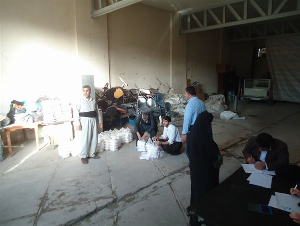 آیین افطار ۵۰۰ مددجوی شهرستان جوانرود در دومین مرحله طرح اطعام نیازمندان برگزار شد