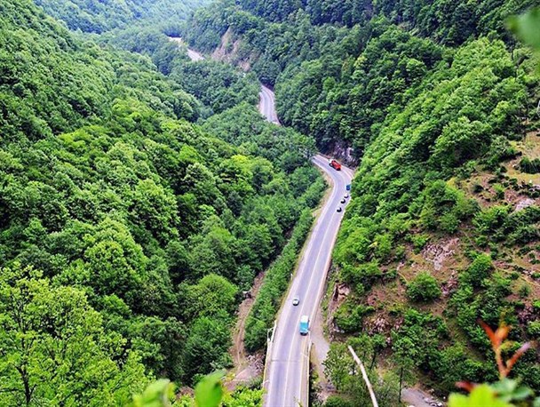 منظره های زیبای طیبعت سرسبز گردنه حیران