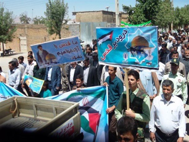 در راهپیمایی روز جهانی قدس همه آییم