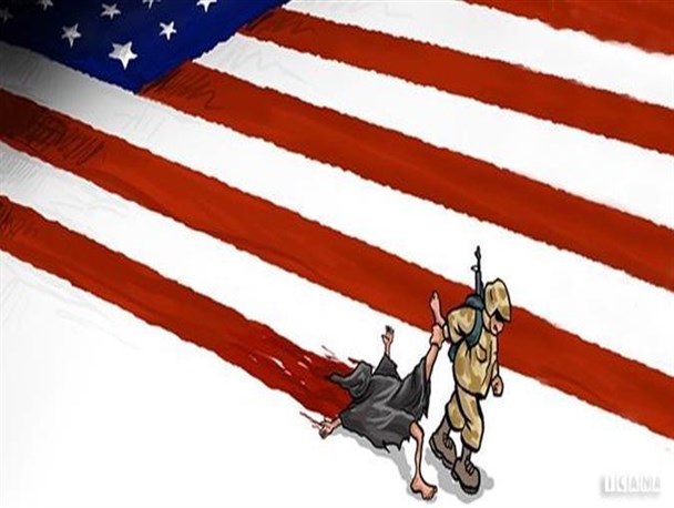 حقیقت وجود شیطانی آمریکا بر همگان فاش شده است