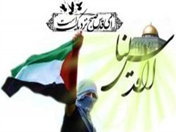 راهپیمایی نمازگزاران پارس آبادی پس از اقامه نماز جمعه