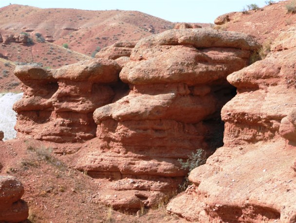 زیبایی چشم نواز ژئو پارک شهرستان کوثر در مسیر اردبیل به سرچم