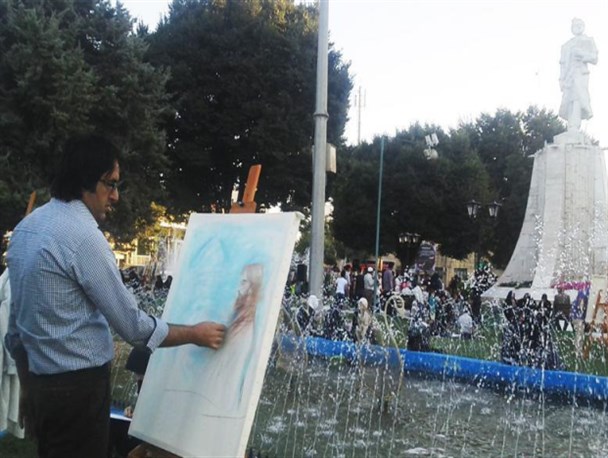 ورکشاپ نقاشی«عشق ماندگار» با موضوع شهدای مدافع حرم به روایت تصویر