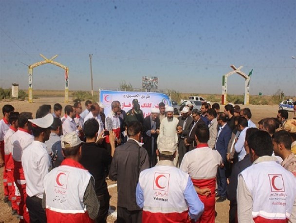 کلنگ زنی پایگاه امداد و نجات طریق الحسین (ع) در دهلاویه +تصاویر