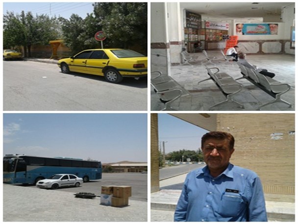 گلایه‌ رانندگان دهدشتی از بی‌سر و سامانی پایانه‌ی مسافربری/وقتی ترمینال جای خودروهای شخصی می شود + تصاویر