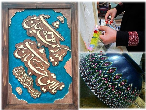 اشتغالزایی یک خانواده همدانی در سایه هنر
