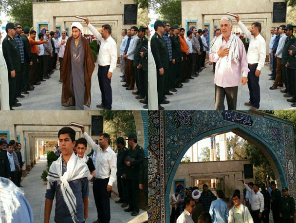 اعزام نخستین کاروان راهیان نور پارس آباد به مناطق عملیاتی شمال‌غرب + عکس