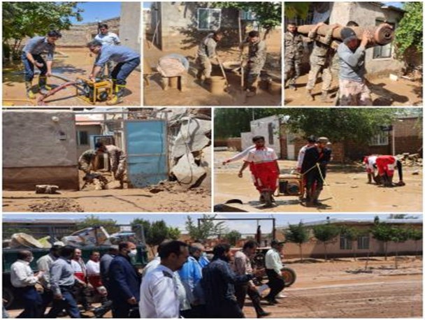 از حضور مسئولین در کنار سیل زدگان تا امداد رسانی گروه های جهادی