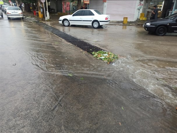 آبگرفتگی معابر با بارش های مونسونی در یاسوج +تصاویر و فیلم