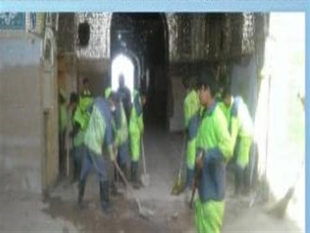 پنجمین روز خدمات رسانی شهرداری منطقه ۱۷ در منطقه سیل زده امامزاده داوود