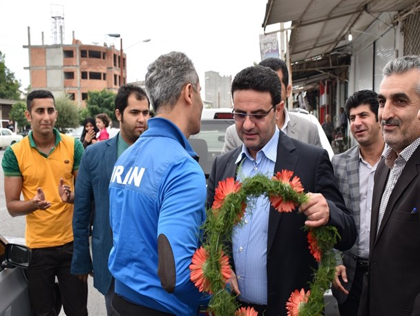 استقبال فریدونکناری‌ها از مربی تیم ملی تکواندوی ایران