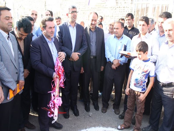 کلنگ زنی و افتتاح پروژه گازرسانی به 27 روستای خداآفرین
