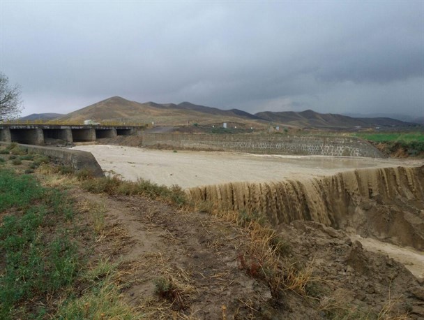 خسارت سیل در روستای بران اصلاندوز+تصاویر