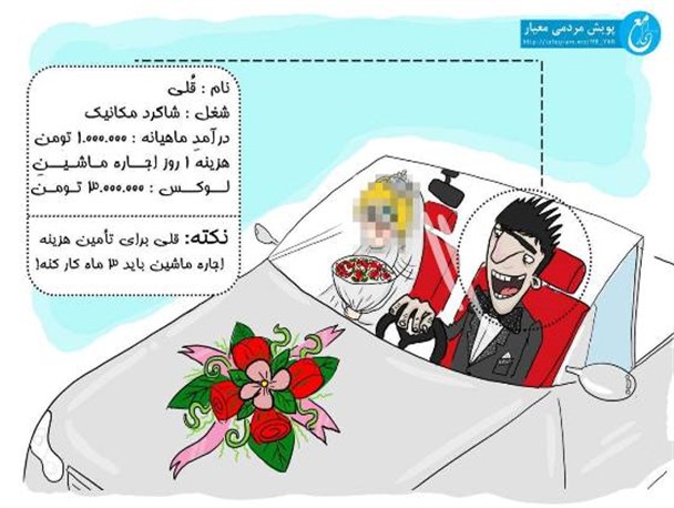اشرافی گری و تجمل گرائی/ کاریکاتور