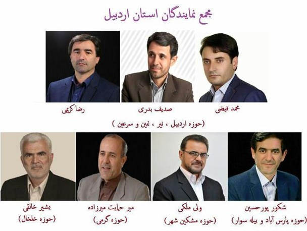 تذکرات کتبی نمایندگان مردم استان اردبیل به رئیس جمهور