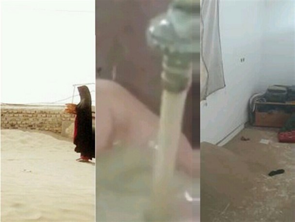 بعد از هوا آب هم گل آلود شد/از نفسگیر شدن شهروندان در توفان شن تا خانه هایی که مدفون شدند+ تصاویر