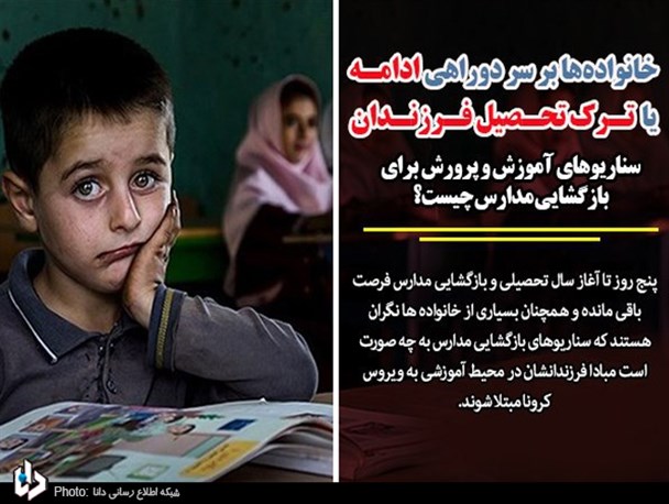 خانواده‌ها بر سر دوراهی ادامه یا ترک تحصیل فرزندان/ سناریوهای آموزش ‏و پرورش برای بازگشایی مدارس چیست؟