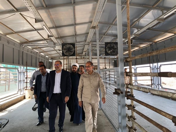 بازدید معاون پارلمانی و حقوقی وزیر نیرو از مرز شلمچه