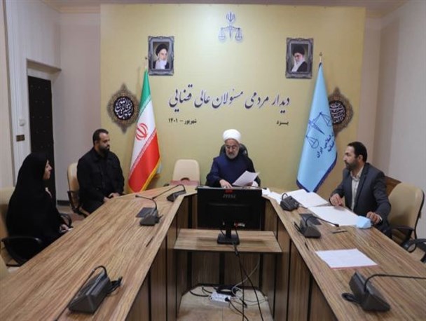 دیدارهای مردم با معاون اول قوه قضائیه همزمان با سفر رئیس دستگاه قضا به استان یزد