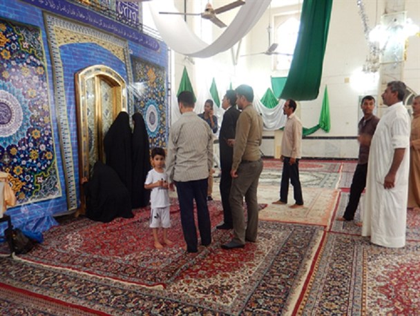 مردم شادگان میزبان درب حرم امامین عسکریین علیهم السلام +تصاویر