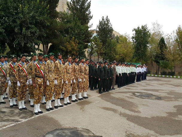 صبحگاه مشترک نیروهای مسلح قوچان برگزار شد