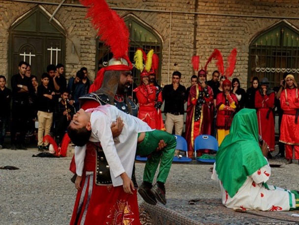 آیین تعزیه «غارت خیام» در علی آّباد کتول+ تصاویر