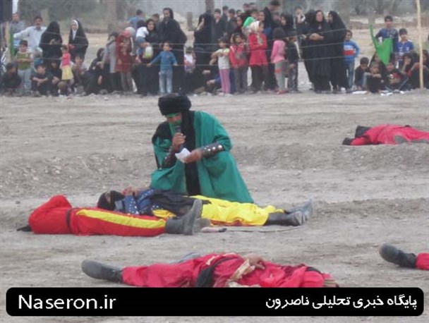 گزارش تصویری از مراسم تعزیه خوانی حبیب بن مظاهر و حرّ