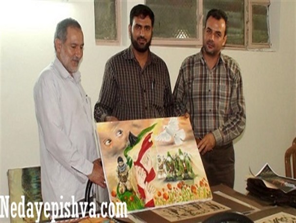 ۲۱ اثر نفیس هنری به آستان حضرت جعفربن موسی الکاظم(ع) اهدا شد+تصاویر