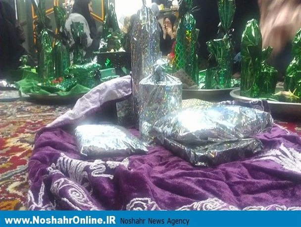 مراسم نمادین مَجمِه‌گردانی هئیت حضرت قاسم نوشهر برگزار شد +تصاویر