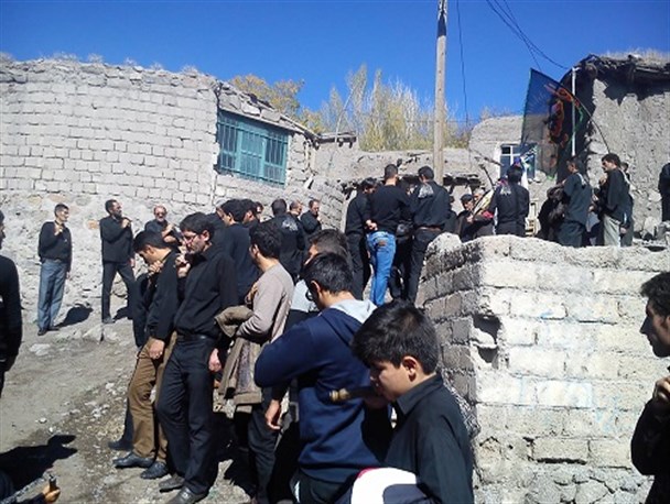 عزاداری اهالی روستای نی احمدبیگ کوثر