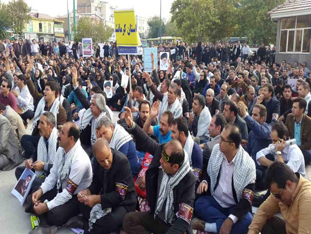 تجمع مخابراتی‌ها در مقابل مجلس / مخابرات گیلان کارکنان خود را تهدید کرد + تصاویر