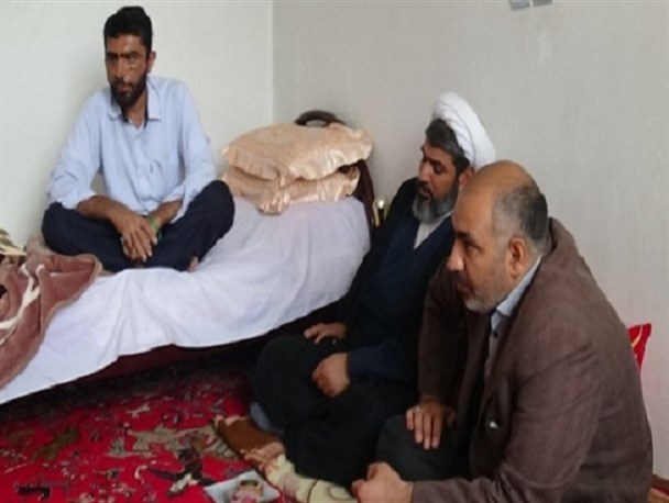 فرمانده ناحیه مقاومت بسیج شاهین دژ با جانباز داود قدسیان دیدارکرد+تصاویر