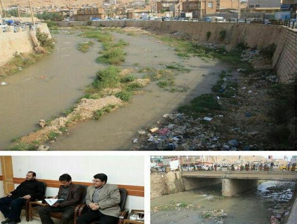آلوده شدن رودخانه مرکزی سرپلذهاب با فاضلاب / وقتی یک فرصت گردشگری به مکانی برای دفن زباله ها تبدیل می شود