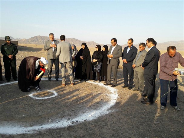 کلنگ ساخت یک باب آموزشگاه 6 کلاسه در رشتخوار