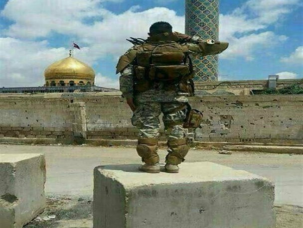 عکس ویژه از شهید مدافع حرم