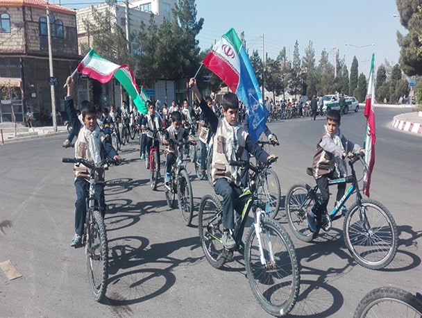 همایش دوچرخه سواری در سرایان برگزار شد