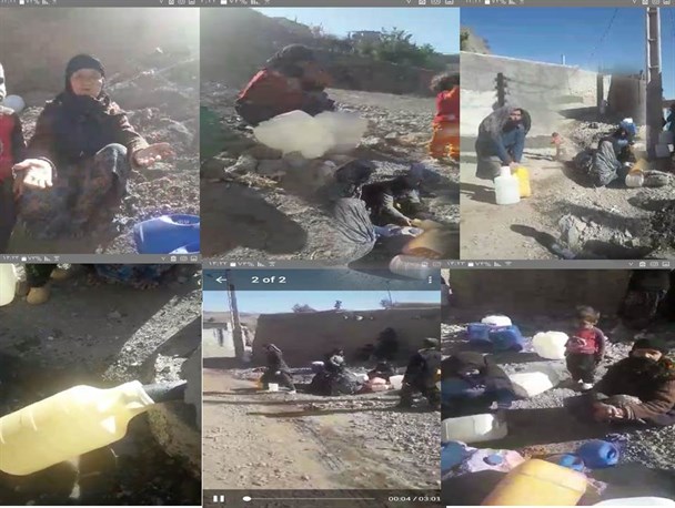 بحران کمبود آب اهالی روستا را به جان هم انداخت/ روستای کردی در جوار معدن تزلار از بی آبی در هلاک است/وضعیت بهداشتی مردم در خطر است+تصاویر و فیلم