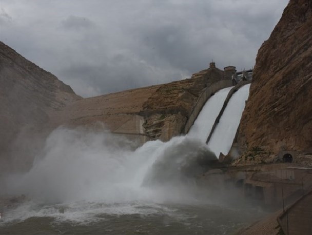 رهاسازی آب از سد مارون بهبهان